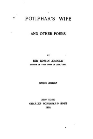 Potiphar's wife, and other poems