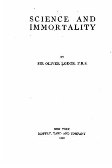 Science and immortality