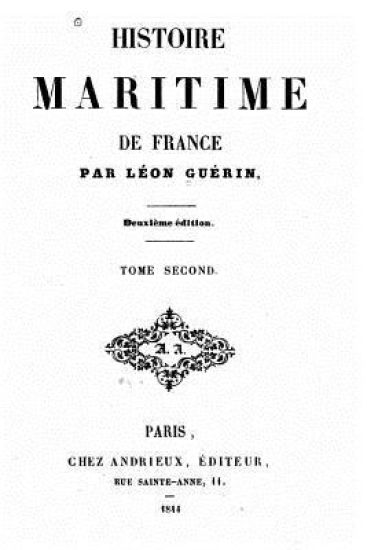 Histoire maritime de France - Tome II