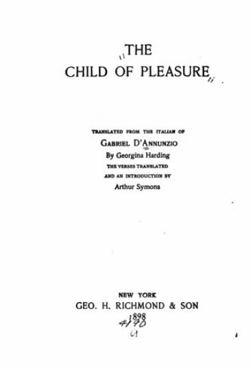 The Child of Pleasure