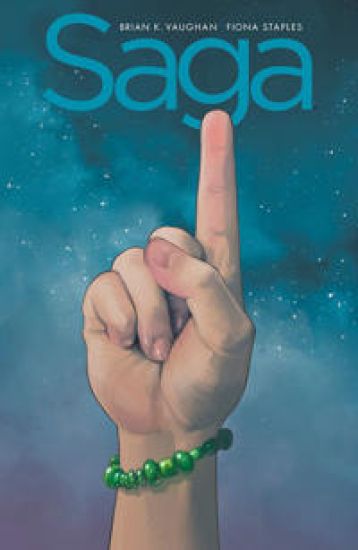 Saga: Compendium One – Brian K Vaughan, kirjan kansikuva