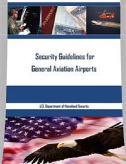 Security Guidelines for General Aviation Airports – U. S. Department of Homeland Security, kirjan kansikuva