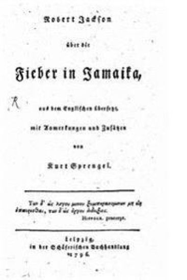Ueber Die Fieber in Jamaika