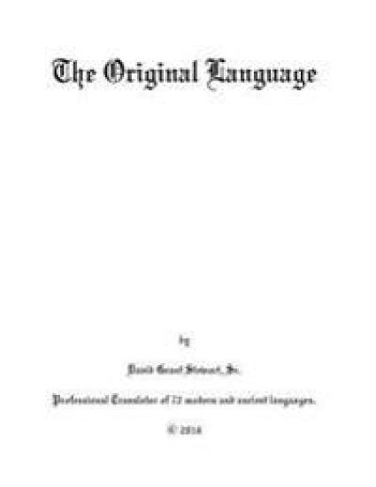 The Original Language