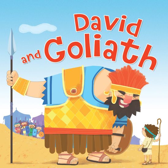David and Goliath – Miles Kelly, kirjan kansikuva
