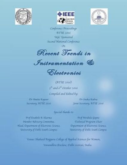 Recent Trends in Instrumentation and Electronics: Proceedings of 2nd National Conference