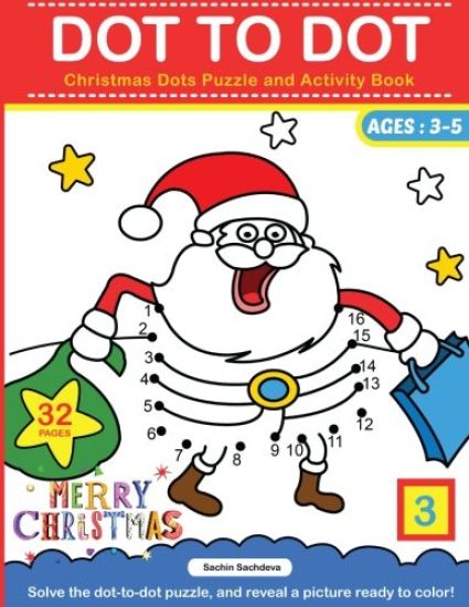 Dot To Dot: Christmas Dots Puzzle and Activity Book