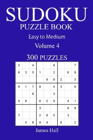 300 Easy to Medium Sudoku Puzzle Book: Volume 4