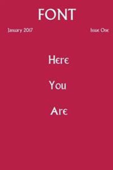 Font Magazine January 2017: Issue One