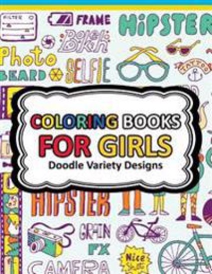 Coloring Book for Girls Doodle Cutes: The Really Best Relaxing Colouring Book For Girls 2017 (Cute, Animal, Dog, Cat, Elephant, Rabbit, Owls, Bears, K