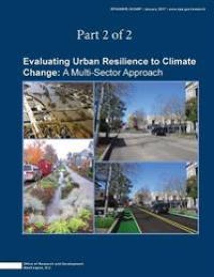 Evaluating Urban Resilience to Climate Change: A Multisector Approach (Part 2 of 2) – National Center for Environmental Assess, kirjan kansikuva