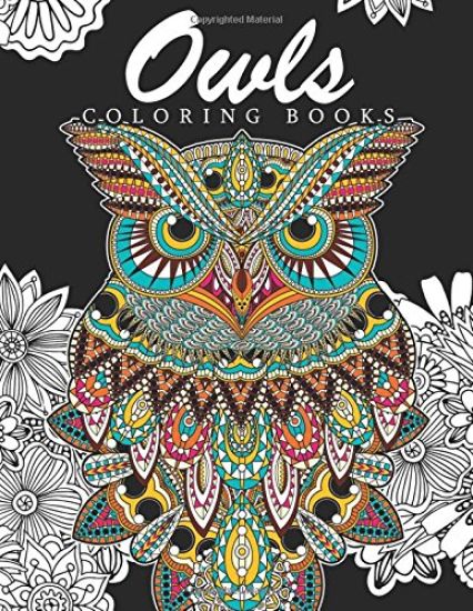 Owls Coloring Books: Jacqueline G. Minks