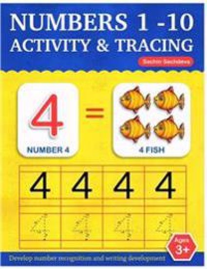 Numbers 1-10: Activity and Tracing Workbook for Kids Ages 3-5