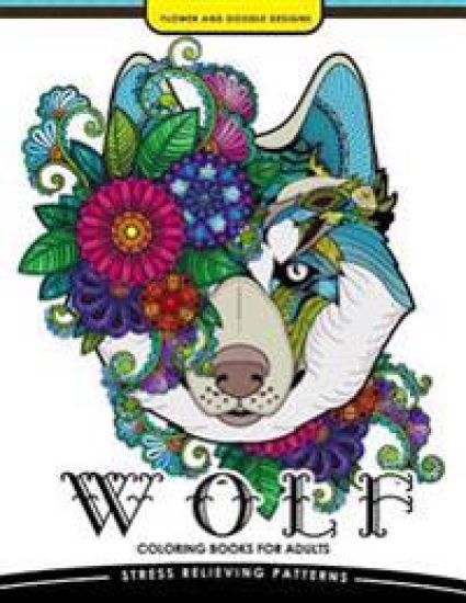 Wolf Coloring book for Adults: An Adult Coloring book for Grown-Ups