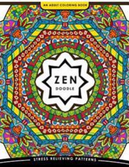 Zen Doodle Coloring Book: Flower Animal and Mandala Coloring Book for Adults