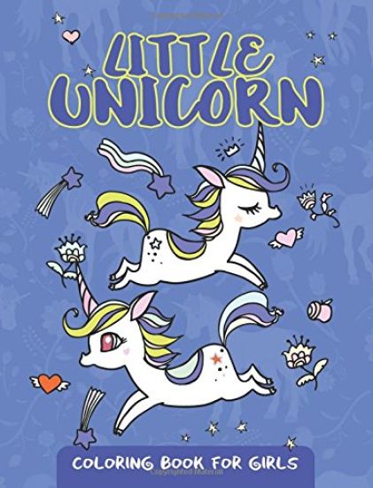 Little Unicorn Coloring Book for Girls: Cute Unicorn Pattern Design for Girls