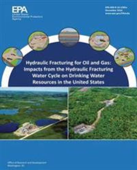 Hydraulic Fracturing for Oil and Gas: Impacts from the Hydraulic Fracturing Water Cycle on Drinking Water Resources in the United States