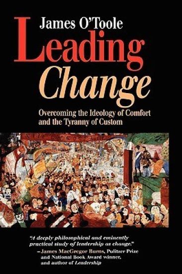 Leading Change – James O'Toole, kirjan kansikuva
