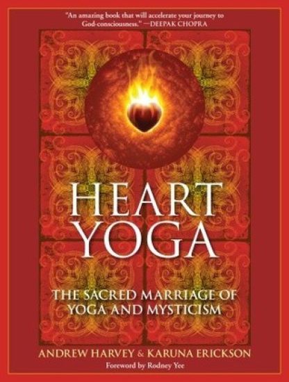 Heart Yoga – Andrew Harvey, kirjan kansikuva