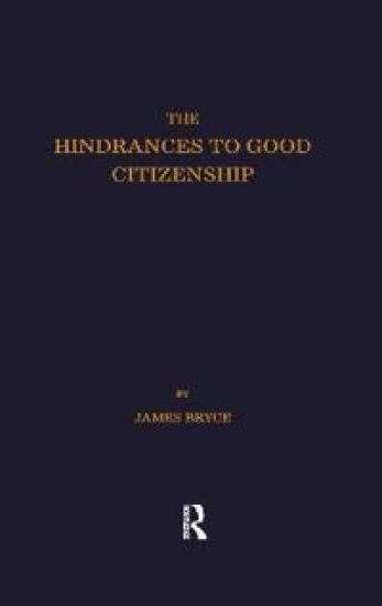 Hindrances to Good Citizenship