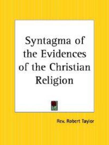 Syntagma of the Evidences of the Christian Religion