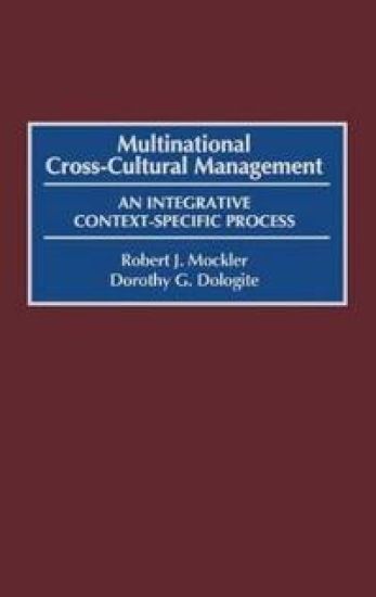 Multinational Cross-Cultural Management