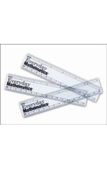 Everyday Mathematics, Grades 1-3, Rulers, 6 inch/15 centimeters (Package of 10)