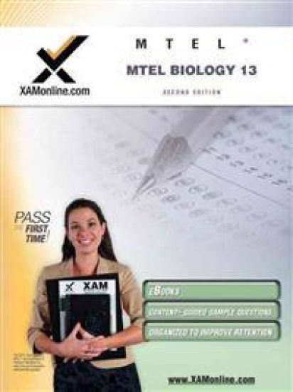 MTEL Biology 13 Teacher Certification Test Prep Study Guide