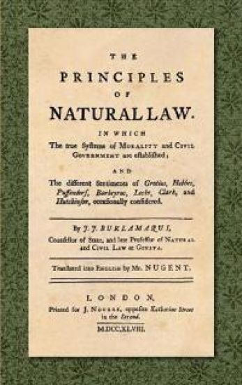 The Principles of Natural Law (1748)