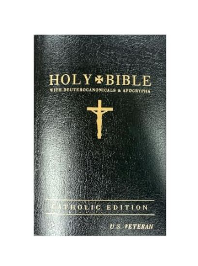 Gnt Catholic Veteran's Bible - Black