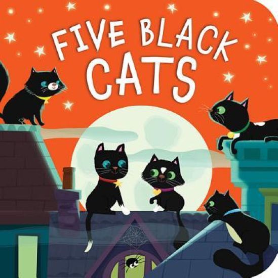 Five Black Cats: A Counting Board Book for Kids and Toddlers