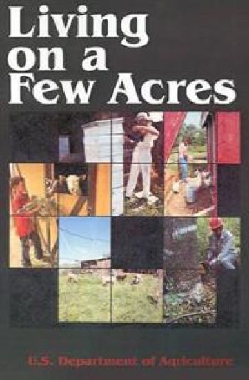 Living on a Few Acres – U S Department of Agriculture, kirjan kansikuva