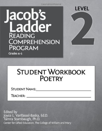 Jacob's Ladder Student Workbooks: Level 2, Poetry (Set of 10)