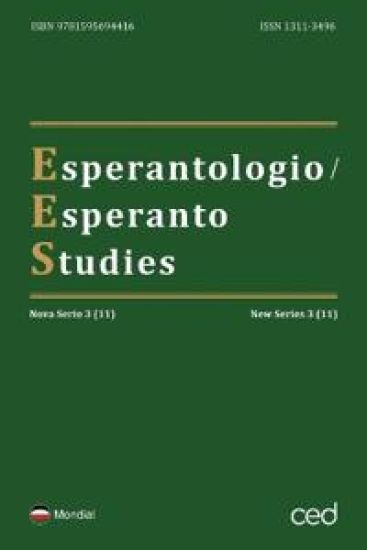 Esperantologio / Esperanto Studies. Nova Serio / New Series 3 (11)