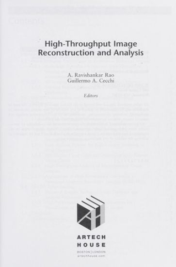 High-Throughput Image Reconstruction and Analysis