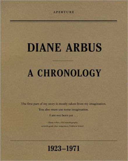 Diane Arbus: A Chronology
