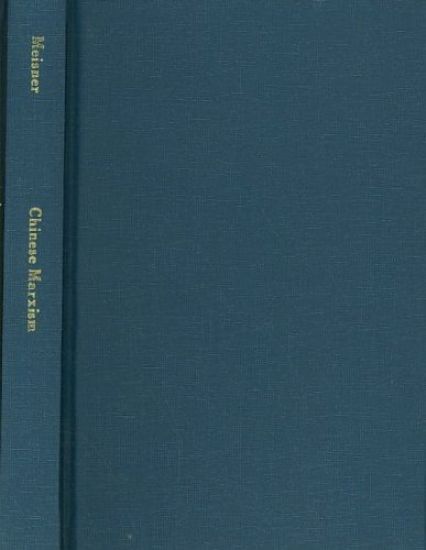 Li Ta-Chao and the Origins of Chinese Marxism