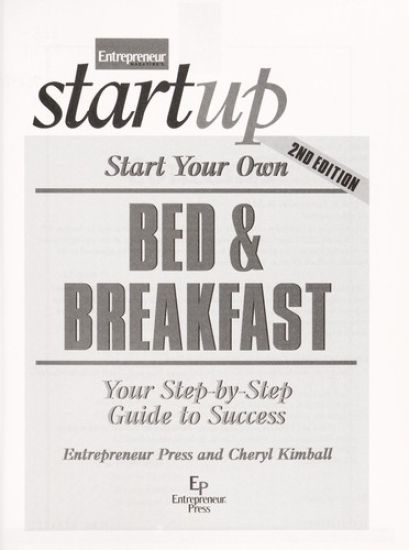 Start Your Own Bed and Breakfast