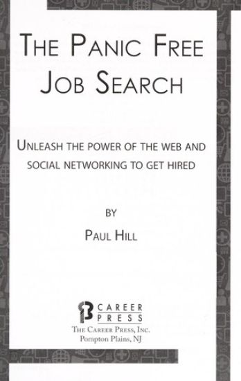 Panic Free Job Search – Paul Hill, kirjan kansikuva