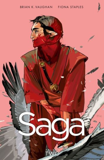 Saga Volume 2 – Brian K Vaughan, kirjan kansikuva