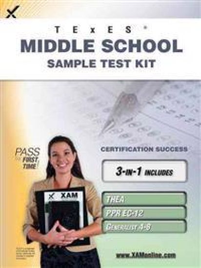 TExES Middle School Sample Test Kit: Thea, Ppr Ec-12, Generalist 4-8 Teacher Certification Study Guide