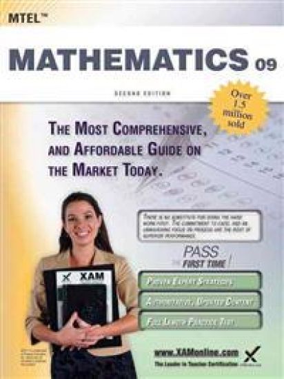 Mtel Mathematics 09 Teacher Certification Study Guide Test Prep