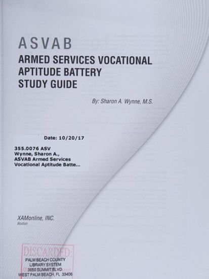 2017 ASVAB Armed Services Vocational Aptitude Battery Study Guide