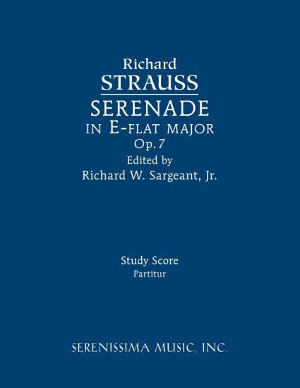 Serenade in E-flat major, Op.7 – Richard Strauss, kirjan kansikuva