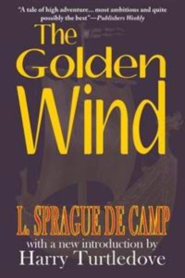 The Golden Wind – L Sprague De Camp, kirjan kansikuva