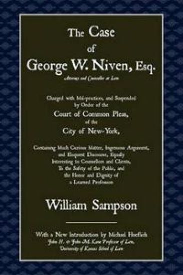 The Case of George W. Niven, Esq.