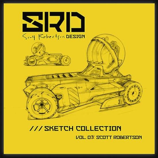 SRD Sketch Collection Vol. 03 – Scott Robertson, kirjan kansikuva
