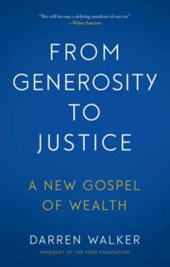 From Generosity to Justice – Darren Walker, kirjan kansikuva