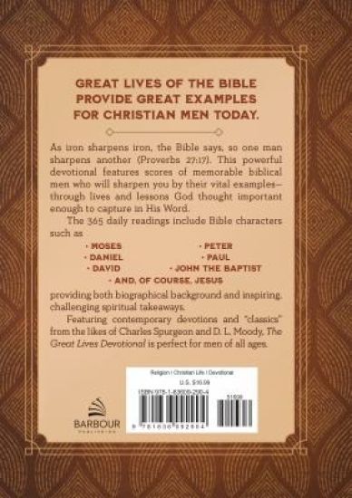 The Great Lives Devotional: 365 Meditations on the Men of the Bible