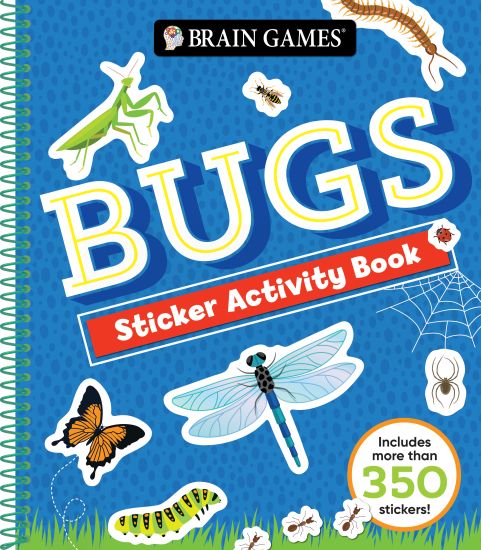 Brain Games - Sticker Activity Book: Bugs – Publications International Ltd, kirjan kansikuva